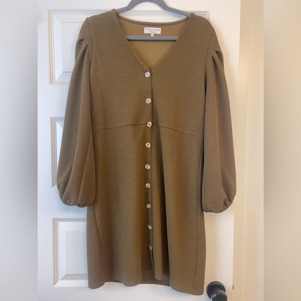 Madewell olive dress